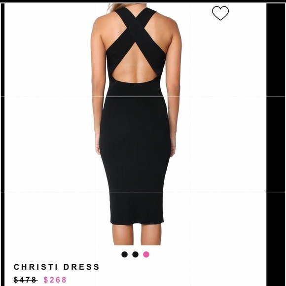 360 SWEATER brand Black Bodycon Dress Made of Italian Yarn NWT - Picture 2 of 14